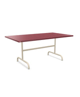Schaffner Säntis Table repas rabattable 165x90cm Bordeaux 38 Sable Pastel 15 