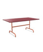 Schaffner Säntis Table repas rabattable 165x90cm Bordeaux 38 Terracotta 84 
