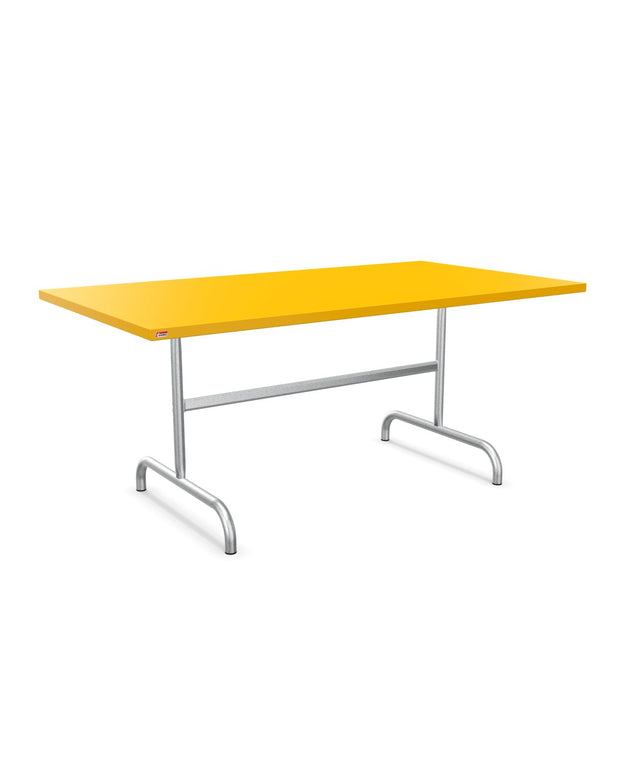 Schaffner Säntis Table repas rabattable 165x90cm Jaune 11 Galvanisé à chaud 02 