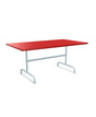 Schaffner Säntis Table repas rabattable 165x90cm Rouge 30 Bleu Pastel 51 