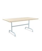 Schaffner Säntis Table repas rabattable 165x90cm Sable Pastel 15 Bleu Pastel 51 