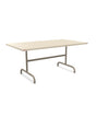 Schaffner Säntis Table repas rabattable 165x90cm Sable Pastel 15 Champagne 85 