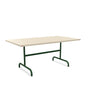 Schaffner Säntis Table repas rabattable 165x90cm Sable Pastel 15 Vert Sapin 66 