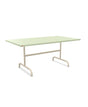 Schaffner Säntis Table repas rabattable 165x90cm Vert Pastel 64 Sable Pastel 15 