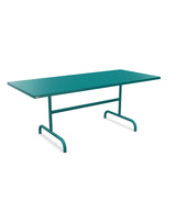 Schaffner Säntis Table repas rabattable 180x80cm Bleu Kali 56 Bleu Kali 56 