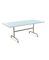 Schaffner Säntis Table repas rabattable 180x80cm Bleu Pastel 51 Champagne 85 