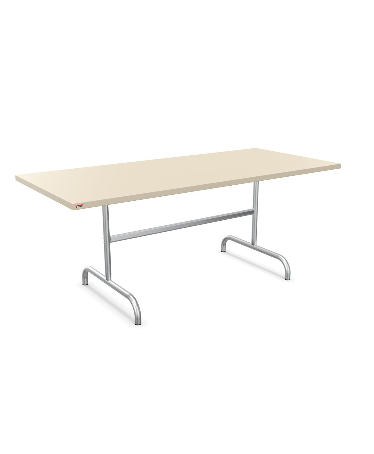 Schaffner Säntis Table repas rabattable 180x80cm Sable Pastel 15 Galvanisé à chaud 02 