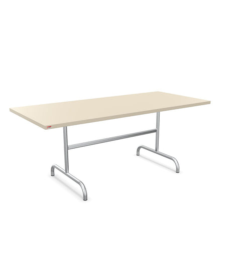 Schaffner Säntis Table repas rabattable 180x80cm Sable Pastel 15 Galvanisé à chaud 02 