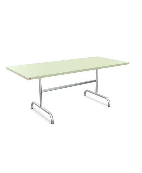 Schaffner Säntis Table repas rabattable 180x80cm Vert Pastel 64 Galvanisé à chaud 02 