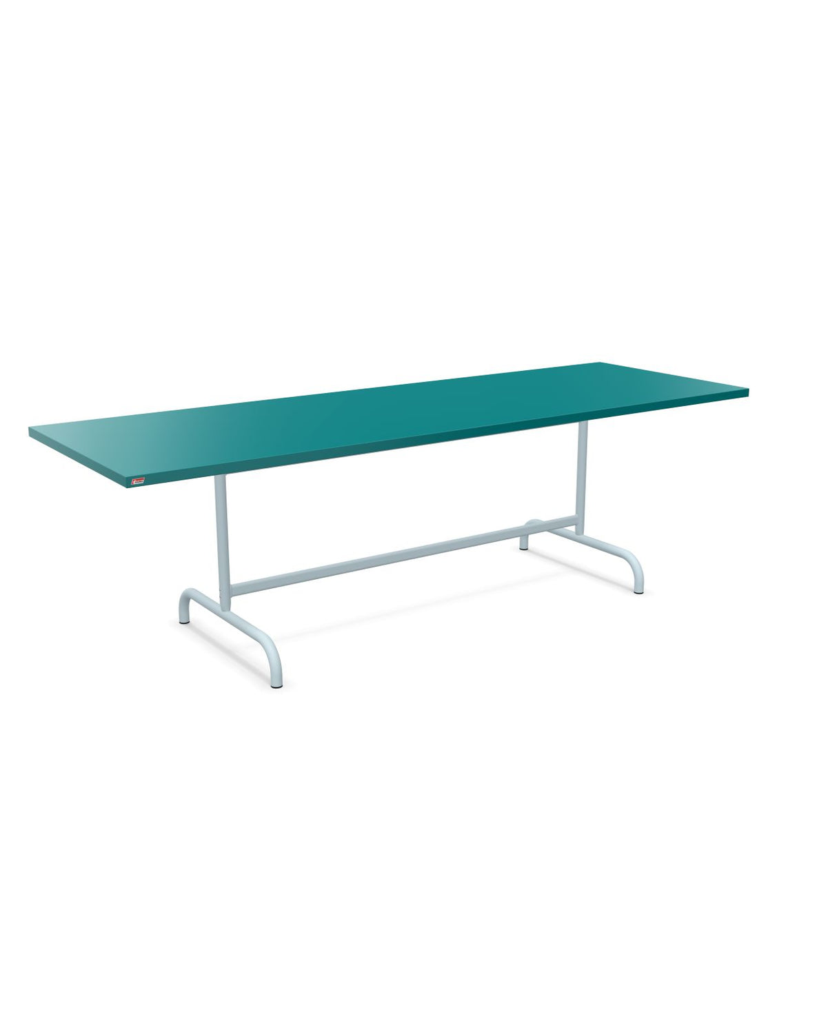 Schaffner Säntis Table repas rabattable 240x80cm Bleu Kali 56 Bleu Pastel 51 