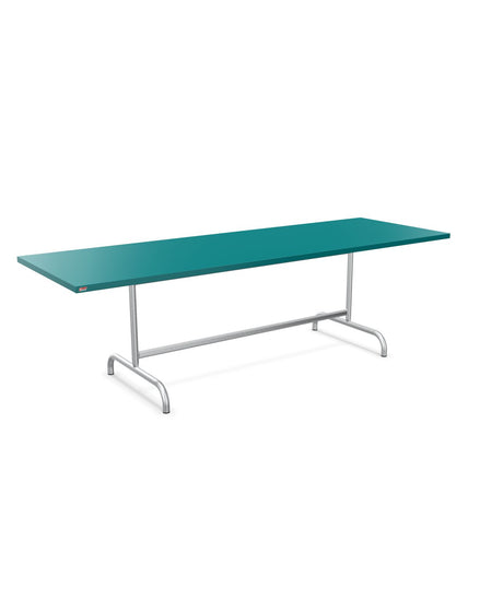 Schaffner Säntis Table repas rabattable 240x80cm Bleu Kali 56 Galvanisé à chaud 02 