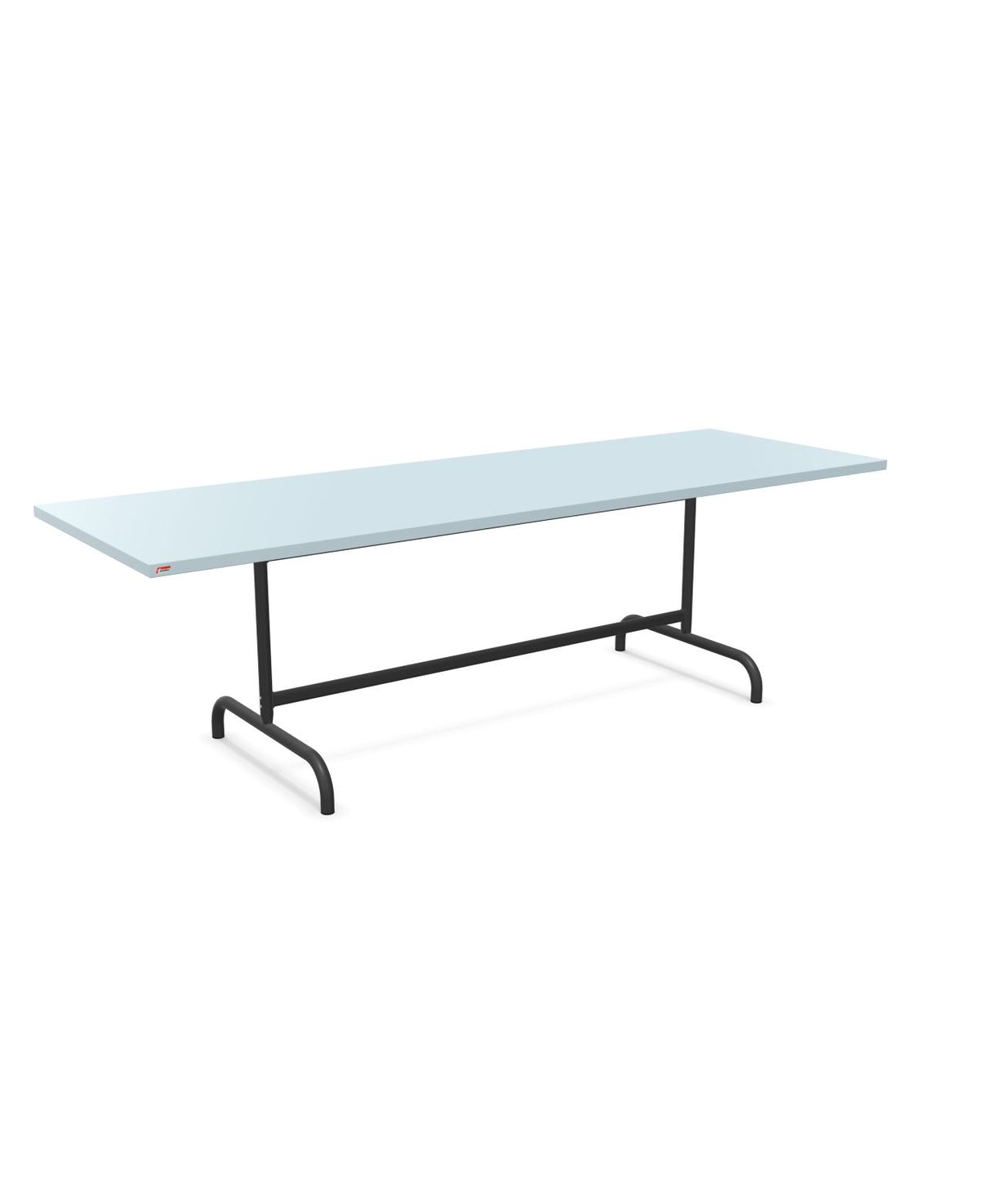 Schaffner Säntis Table repas rabattable 240x80cm Bleu Pastel 51 Anthracite 77 