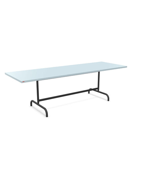 Schaffner Säntis Table repas rabattable 240x80cm Bleu Pastel 51 Anthracite 77 