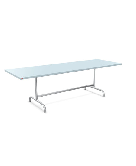 Schaffner Säntis Table repas rabattable 240x80cm Bleu Pastel 51 Galvanisé à chaud 02 