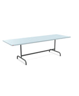 Schaffner Säntis Table repas rabattable 240x80cm Bleu Pastel 51 Graphite 73 