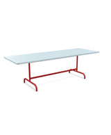 Schaffner Säntis Table repas rabattable 240x80cm Bleu Pastel 51 Rouge 30 