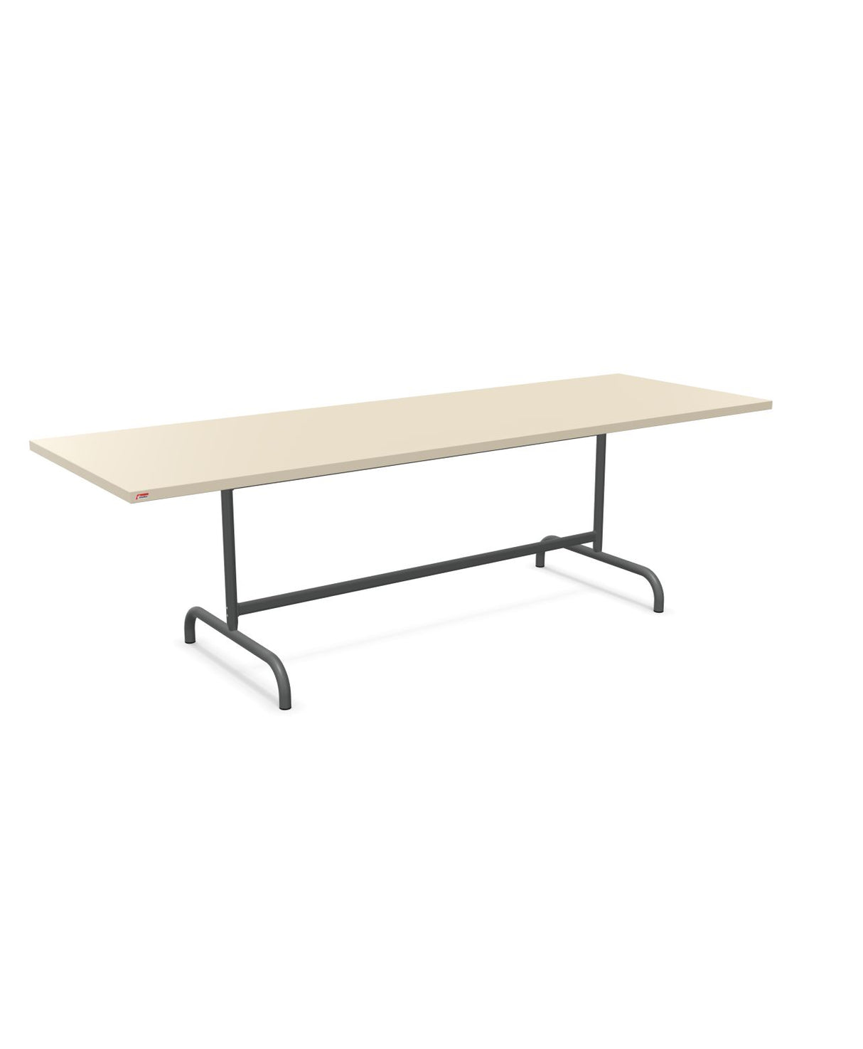 Schaffner Säntis Table repas rabattable 240x80cm Sable Pastel 15 Graphite 73 