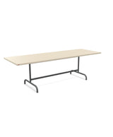 Schaffner Säntis Table repas rabattable 240x80cm Sable Pastel 15 Graphite 73 