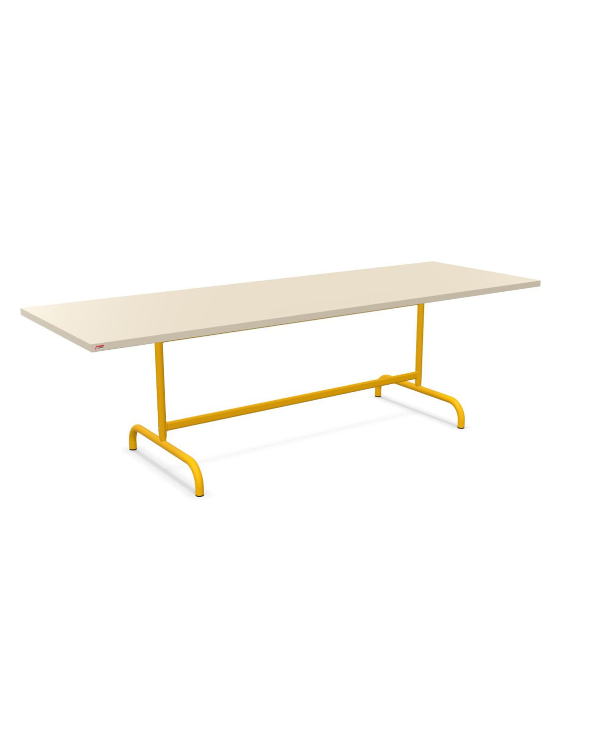 Schaffner Säntis Table repas rabattable 240x80cm Sable Pastel 15 Jaune 11 