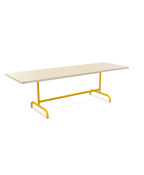 Schaffner Säntis Table repas rabattable 240x80cm Sable Pastel 15 Jaune 11 