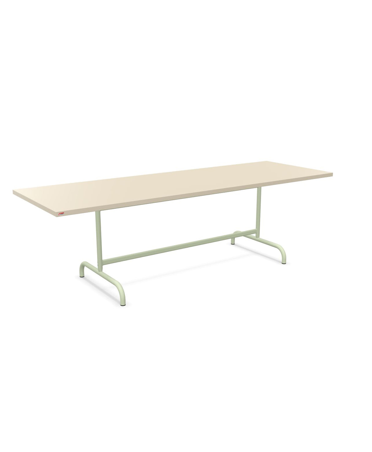 Schaffner Säntis Table repas rabattable 240x80cm Sable Pastel 15 Vert Pastel 64 
