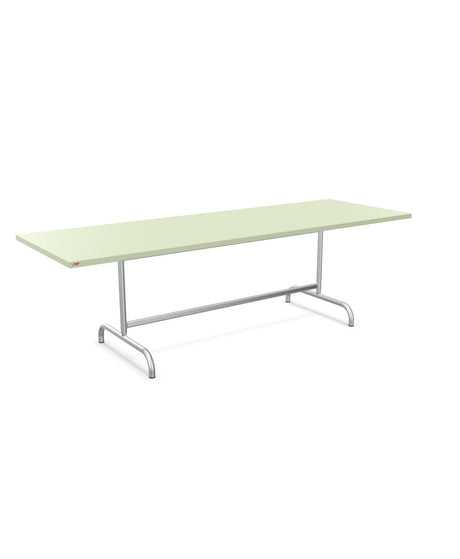 Schaffner Säntis Table repas rabattable 240x80cm Vert Pastel 64 Galvanisé à chaud 02 
