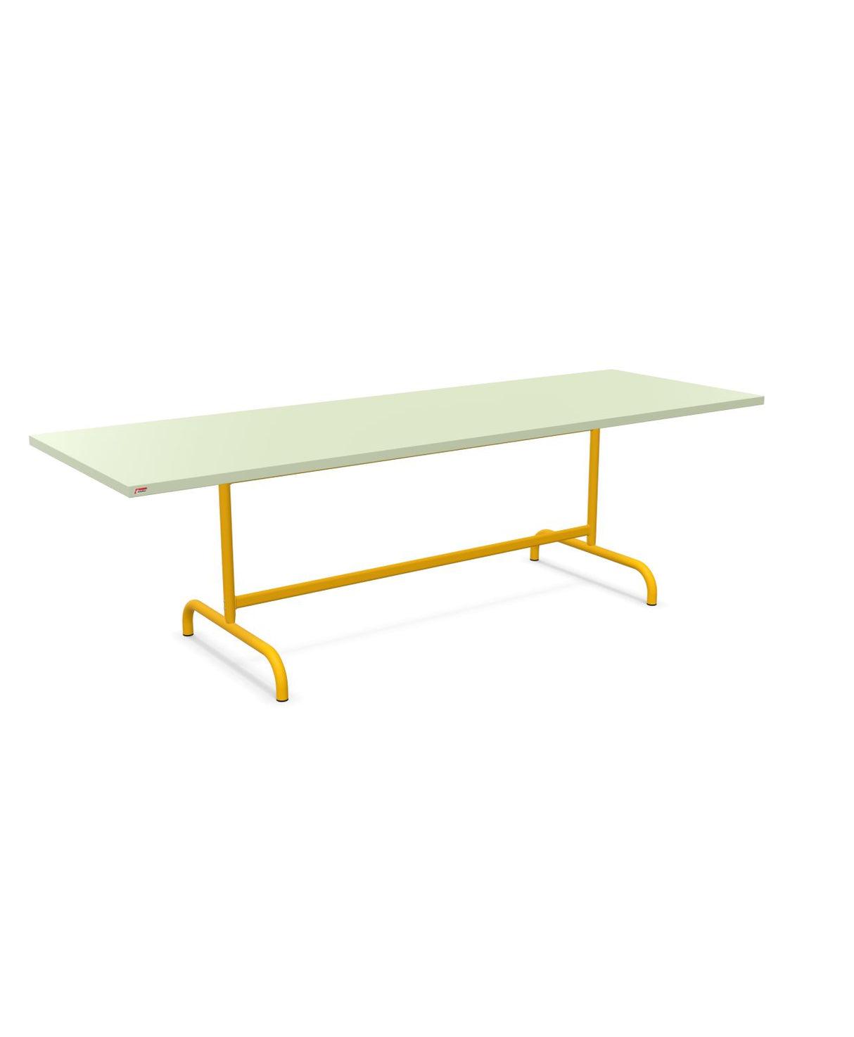 Schaffner Säntis Table repas rabattable 240x80cm Vert Pastel 64 Jaune 11 