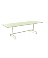 Schaffner Säntis Table repas rabattable 240x80cm Vert Pastel 64 Sable Pastel 15 