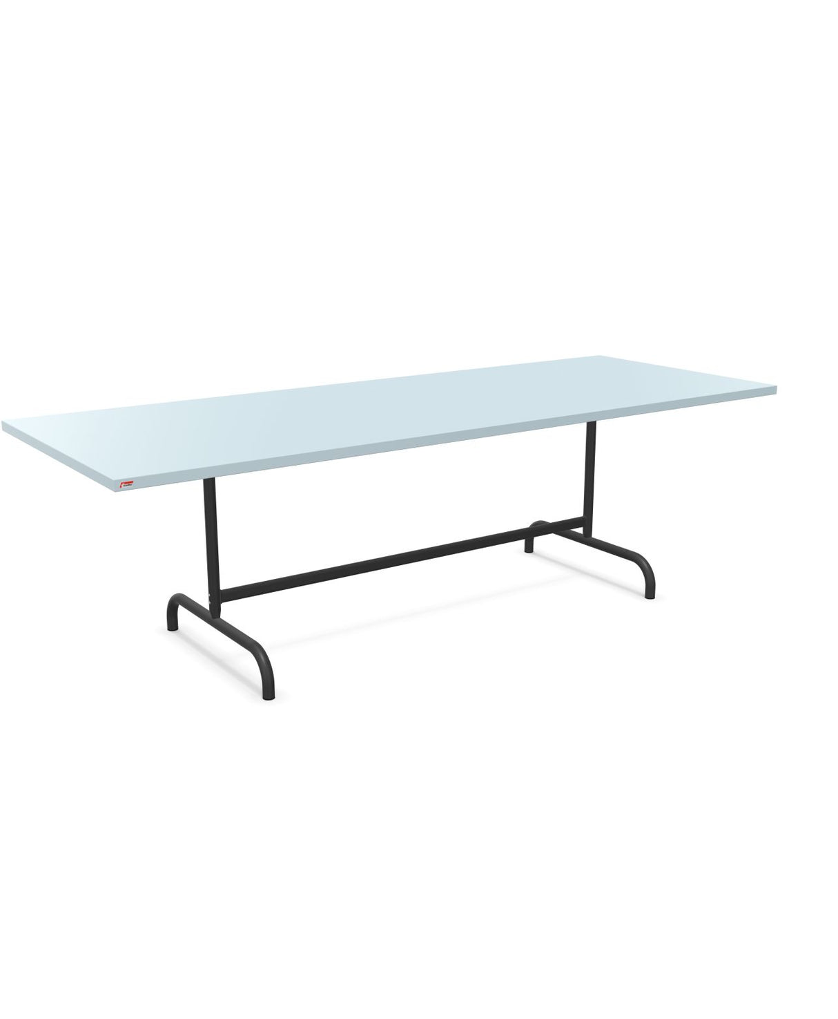 Schaffner Säntis Table repas rabattable 240x90cm Bleu Pastel 51 Anthracite 77 