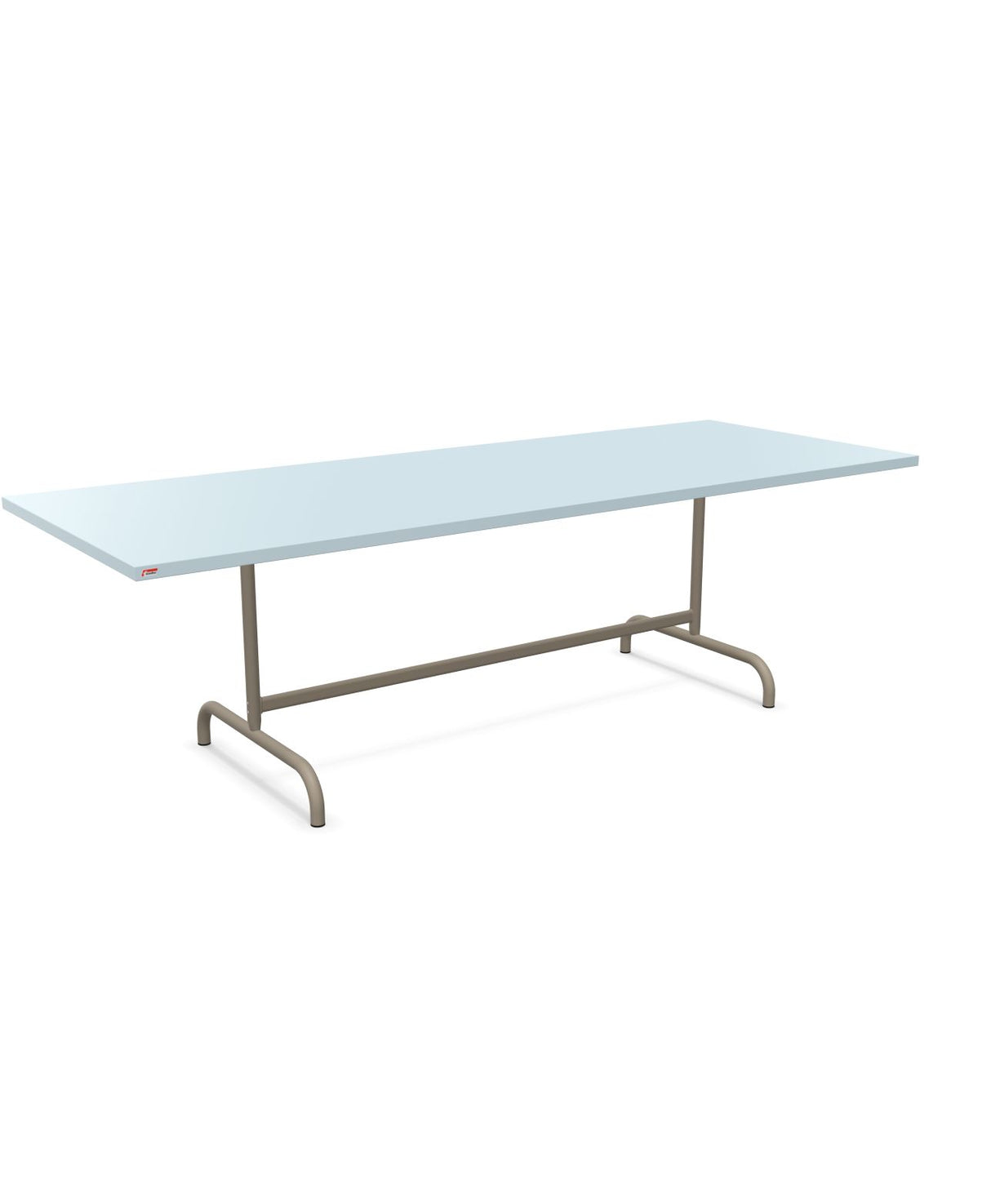 Schaffner Säntis Table repas rabattable 240x90cm Bleu Pastel 51 Champagne 85 