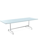 Schaffner Säntis Table repas rabattable 240x90cm Bleu Pastel 51 Galvanisé à chaud 02 