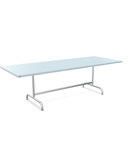 Schaffner Säntis Table repas rabattable 240x90cm Bleu Pastel 51 Galvanisé à chaud 02 