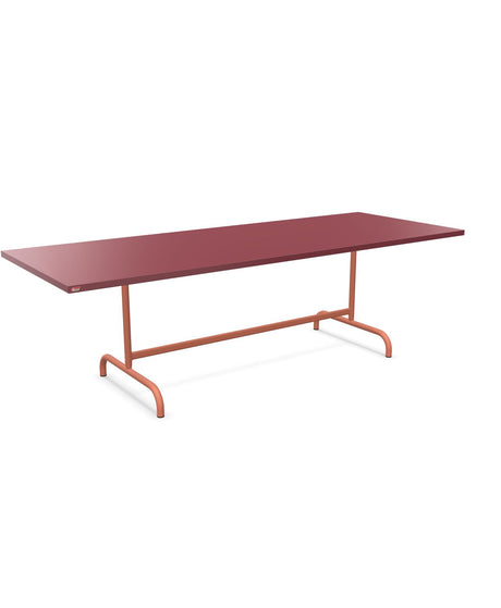 Schaffner Säntis Table repas rabattable 240x90cm Bordeaux 38 Terracotta 84 