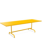 Schaffner Säntis Table repas rabattable 240x90cm Jaune 11 Jaune 11 