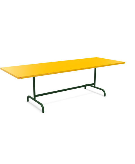 Schaffner Säntis Table repas rabattable 240x90cm Jaune 11 Vert Sapin 66 