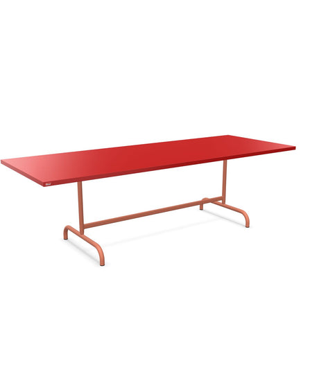 Schaffner Säntis Table repas rabattable 240x90cm Rouge 30 Terracotta 84 