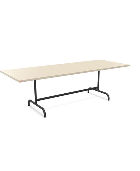 Schaffner Säntis Table repas rabattable 240x90cm Sable Pastel 15 Anthracite 77 