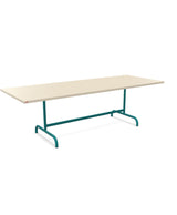 Schaffner Säntis Table repas rabattable 240x90cm Sable Pastel 15 Bleu Kali 56 