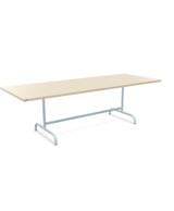 Schaffner Säntis Table repas rabattable 240x90cm Sable Pastel 15 Bleu Pastel 51 