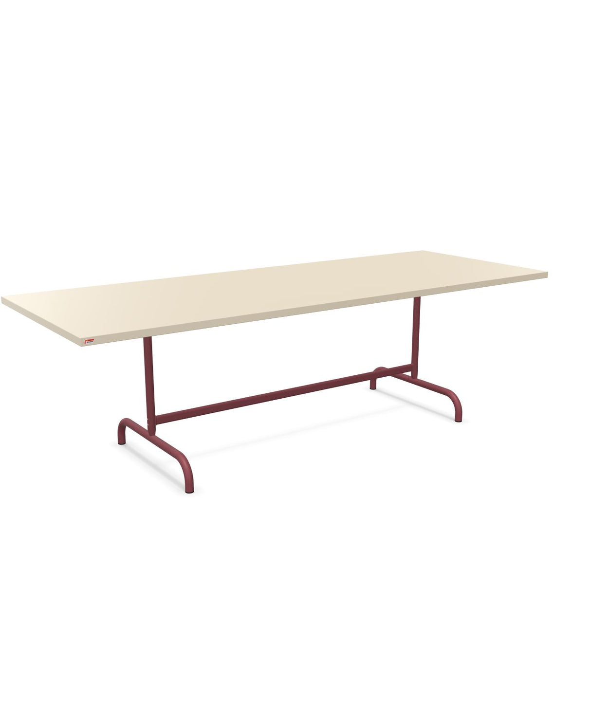 Schaffner Säntis Table repas rabattable 240x90cm Sable Pastel 15 Bordeaux 38 