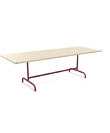 Schaffner Säntis Table repas rabattable 240x90cm Sable Pastel 15 Bordeaux 38 