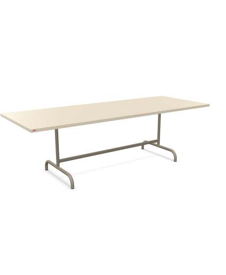 Schaffner Säntis Table repas rabattable 240x90cm Sable Pastel 15 Champagne 85 