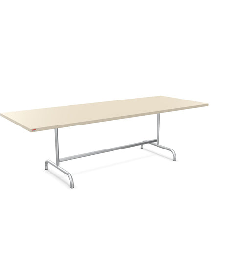 Schaffner Säntis Table repas rabattable 240x90cm Sable Pastel 15 Galvanisé à chaud 02 