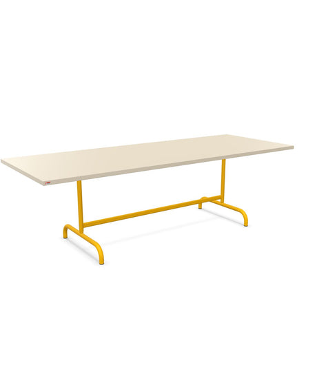 Schaffner Säntis Table repas rabattable 240x90cm Sable Pastel 15 Jaune 11 