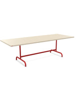 Schaffner Säntis Table repas rabattable 240x90cm Sable Pastel 15 Rouge 30 