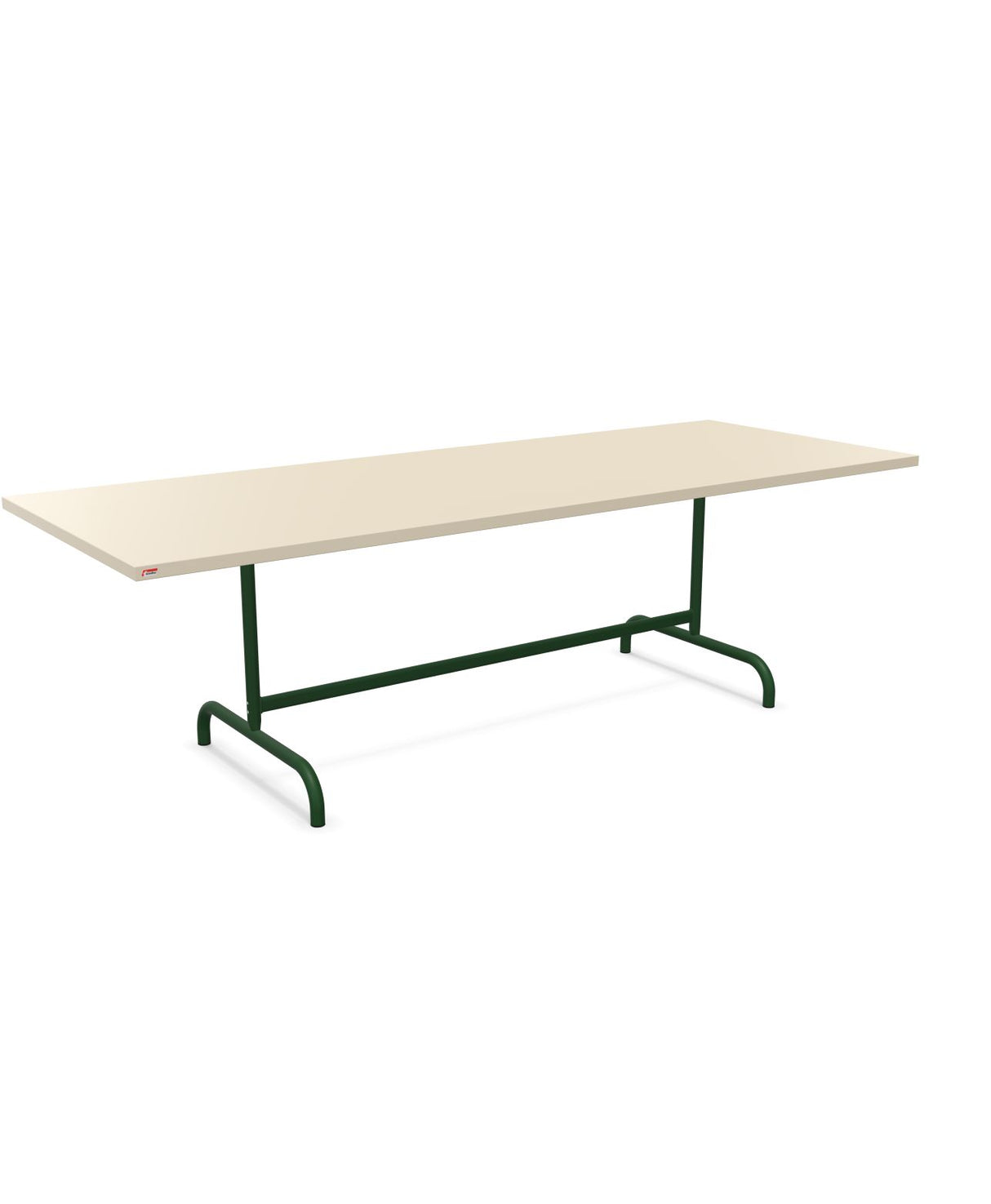 Schaffner Säntis Table repas rabattable 240x90cm Sable Pastel 15 Vert Sapin 66 