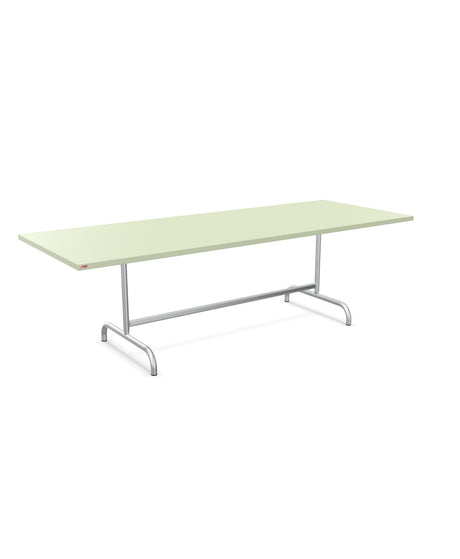 Schaffner Säntis Table repas rabattable 240x90cm Vert Pastel 64 Galvanisé à chaud 02 