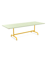 Schaffner Säntis Table repas rabattable 240x90cm Vert Pastel 64 Jaune 11 