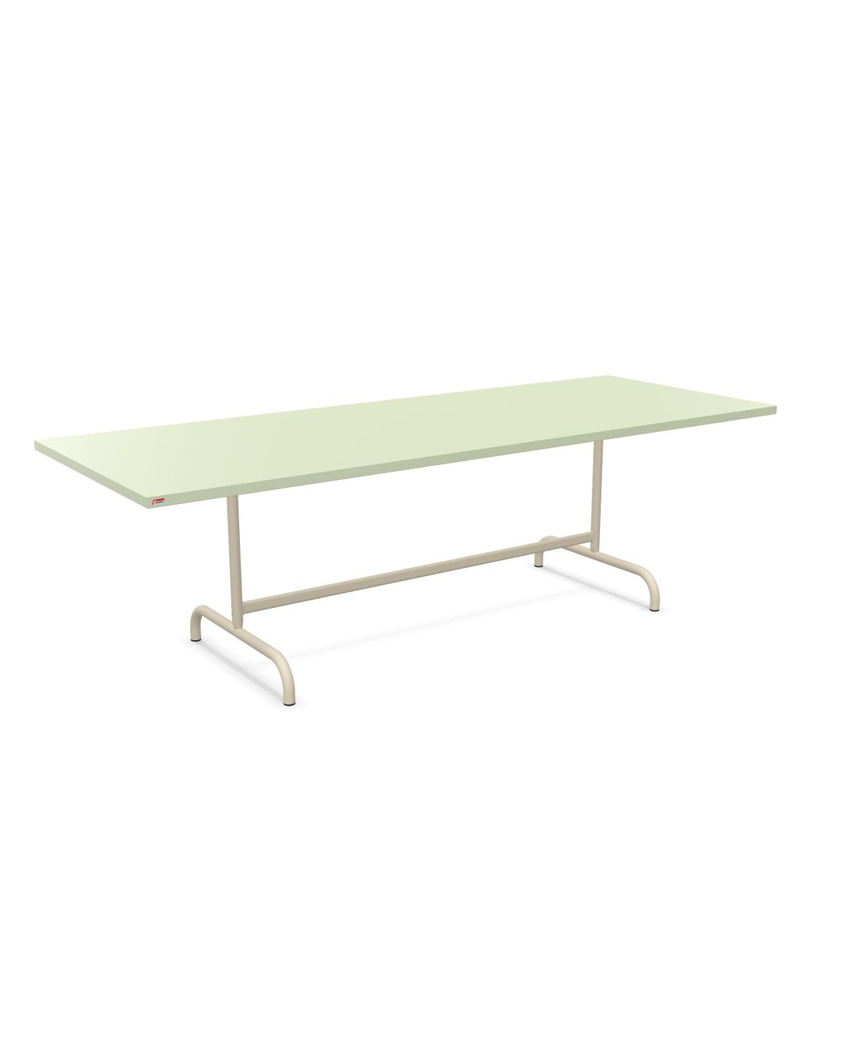 Schaffner Säntis Table repas rabattable 240x90cm Vert Pastel 64 Sable Pastel 15 