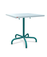 Schaffner Säntis Table repas rabattable 70x70cm Bleu Pastel 51 Bleu Kali 56 